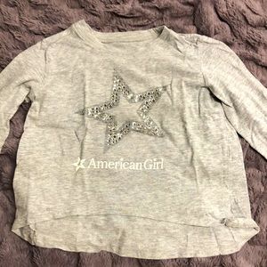 American Girl Grey Girl’s Ling Sleeve Tee